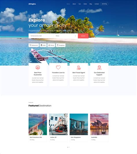 Travel Html Template Free - Nisma.Info