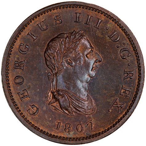 Halfpenny 1807, Coin from United Kingdom - Online Coin Club