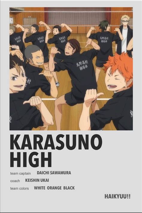 Karasuno High | 19 days manga español, Imagenes de anime hd, Impresión de póster