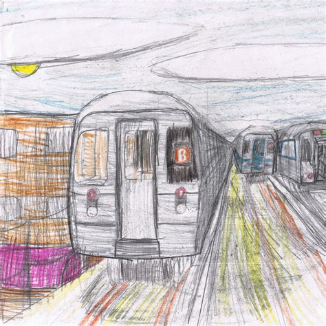 Nyc Subway Drawing at GetDrawings | Free download