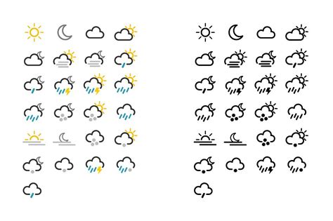 Weather icon pack [vector, svg, png] | Weather icons, Icon pack, Weather