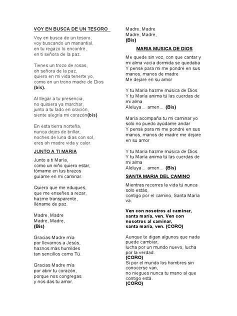 Canciones para Rosario | PDF | María, madre de Jesús | Oración