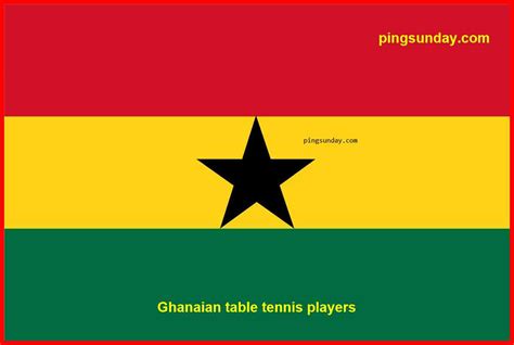 Ghana national table tennis players - PingSunday