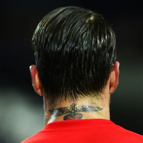 Neck Wing Sergio Ramos Tattoos - art-lolz