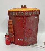 Vintage Telephone Call Box - Dixon's Auction at Crumpton