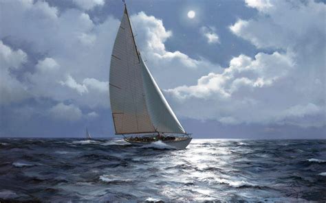 Understand the Rhythm, and Sail with Life | Sailboat painting, Boat ...