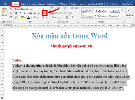 How to delete the background color in Word - TipsMake.com