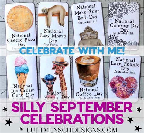 September Holidays, Celebrations, and Observances – Luftmensch Designs