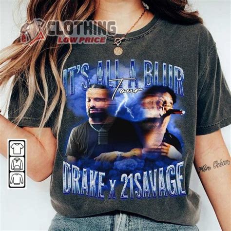 Drake It's All A Blur 2023 Tour Dates Merch, Drake Tour 2023 Unisex Graphic Tee, Hoodie, 21 ...