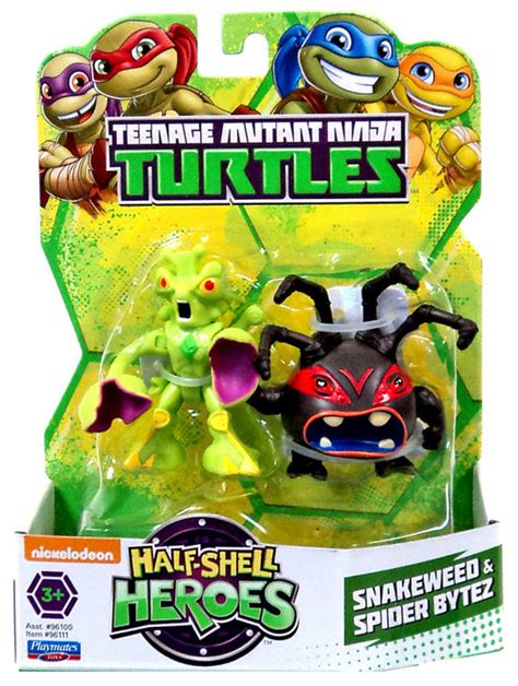 Teenage Mutant Ninja Turtles TMNT Half Shell Heroes Snakeweed Spider ...