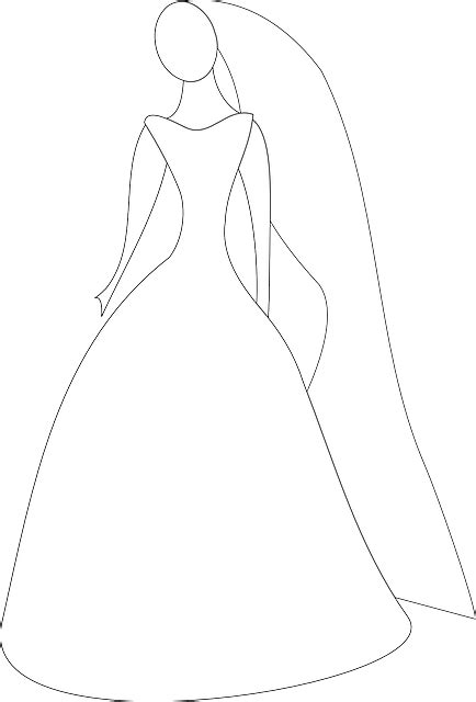 Free vector graphic: Bride, Wedding, Dress, Gown, Bridal - Free Image on Pixabay - 41206