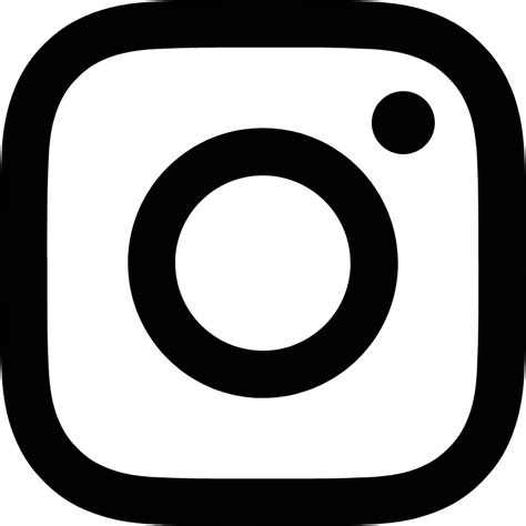 THE NEW INSTAGRAM LOGO BLACK AND WHITE PNG 2024 - eDigital Agency