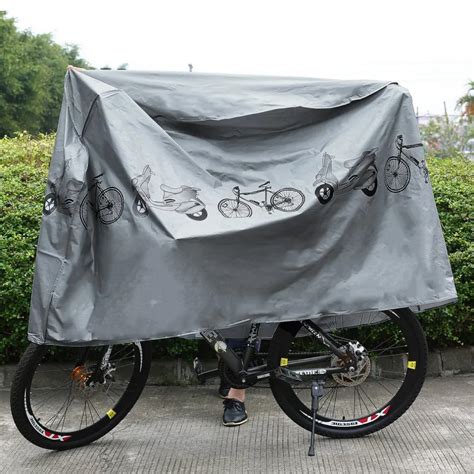 Mountain Bike Bicycle Cycling Motorcycle Rain Dust Protecting Cover Waterproof Outdoor Scooter ...