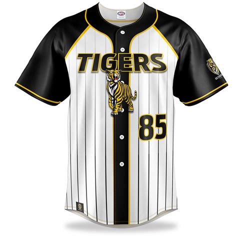 AFL Richmond Tigers Baseball Shirt – Port Mall Newsagency