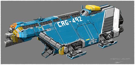 Small cargo spaceship. by Tinnenmannetje on DeviantArt | Spaceship concept, Concept ships ...