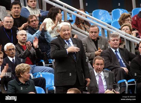 Russia s first president Boris Yeltsin his wife Naina Yeltsin and ...