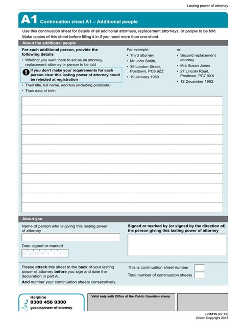 Lpa Continuation - Fill Online, Printable, Fillable, Blank | pdfFiller