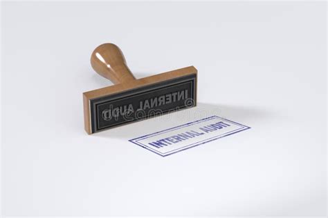 Rubber Stamping that Says Internal Audit on White Background Stock Illustration - Illustration ...