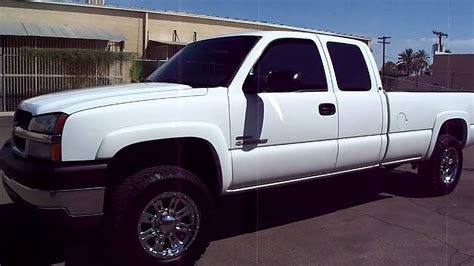 2003 Chevy Silverado 2500Hd - Chevy Silverado 2500HD 2003-2006 Black LED DRL Headlights ...