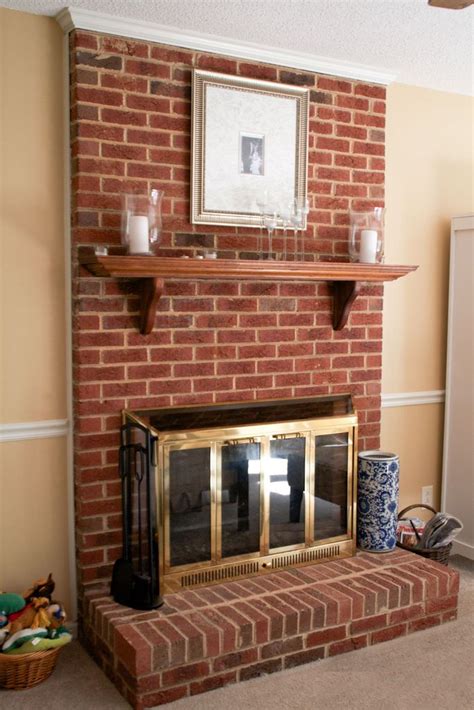 red brick | Brick fireplace makeover, Brick decor, Fireplace makeover