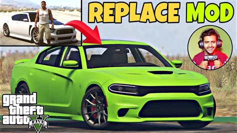 GTA 5 - How To Replace Franklin's Car Permanently With Real life Car 🔥 Gta 5 Mods Tutorial - YouTube