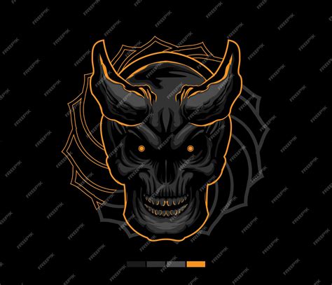 Premium Vector | SKULL DEMON