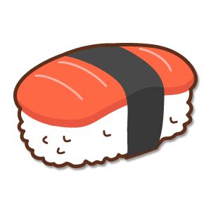 Sushi Sticker | Sushi drawing, Kawaii stickers, Cute stickers