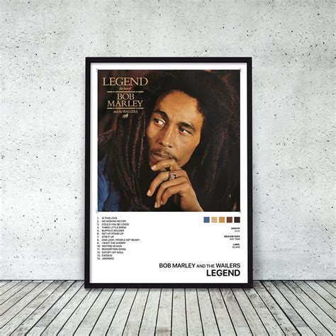 Bob Marley Legend Album Cover Art Poster Print Music Wall | Etsy