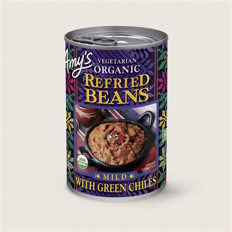 Amy's Kitchen - Amy's Organic Refried Beans with Green Chiles