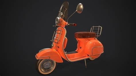 3D model Vespa PX 150 VR / AR / low-poly | CGTrader