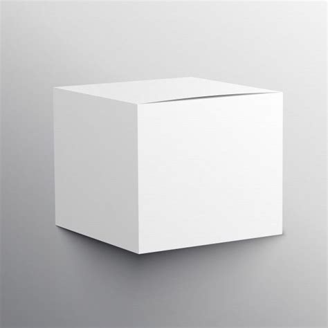 Free Vector | Box mockup in 2024 | Box mockup, Mockup template, Mockup