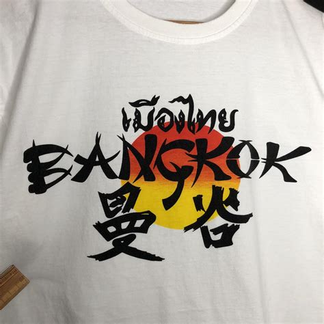 Vintage Bangkok Thailand Travel T-Shirt Size:... - Depop