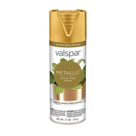 Valspar Gloss Gold Metallic Spray Paint (Actual Net Contents: 11-oz) at Lowes.com