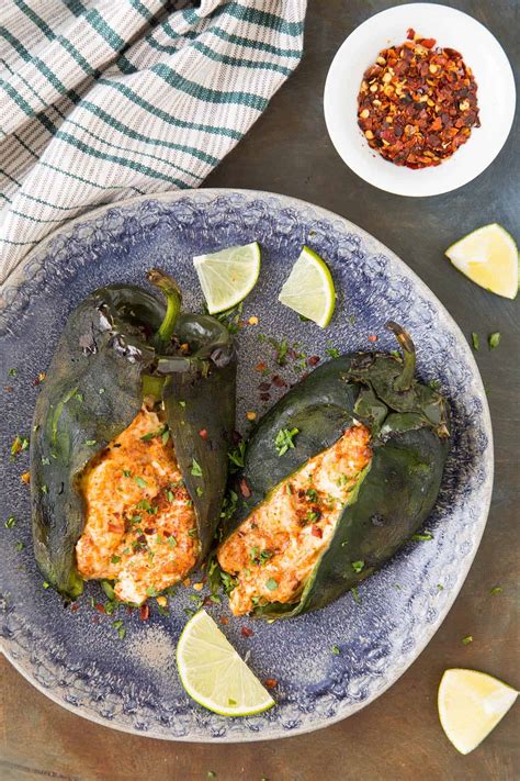 Cream Cheese Stuffed Poblano Peppers Recipe - Chili Pepper Madness