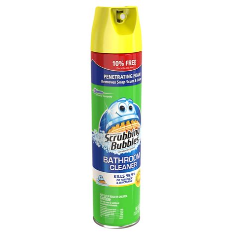 Scrubbing Bubbles Antibacterial Bathroom Cleaner Aerosol Citrus Scent 25oz - Walmart.com