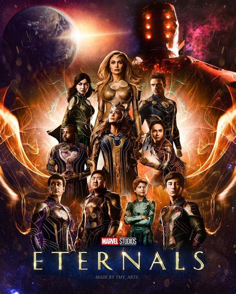 𝓣𝓜𝓨_𝓐𝓻𝓽𝓼はInstagramを利用しています:「Eternals Movie Poster 🔥 Have you already watched Eternals? Hop ...