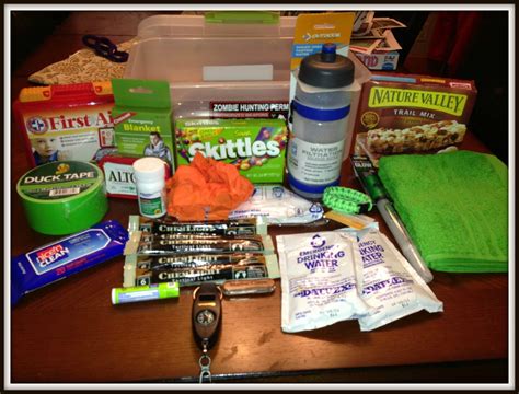 Guest Post - Zombie Apocalypse Survival Kit - Glued To My Crafts