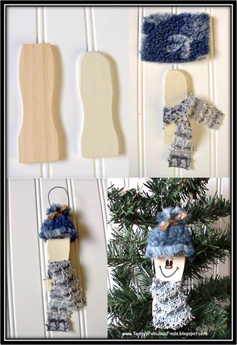 Today's Fabulous Finds: Paint Stick Snowman {Tutorial}