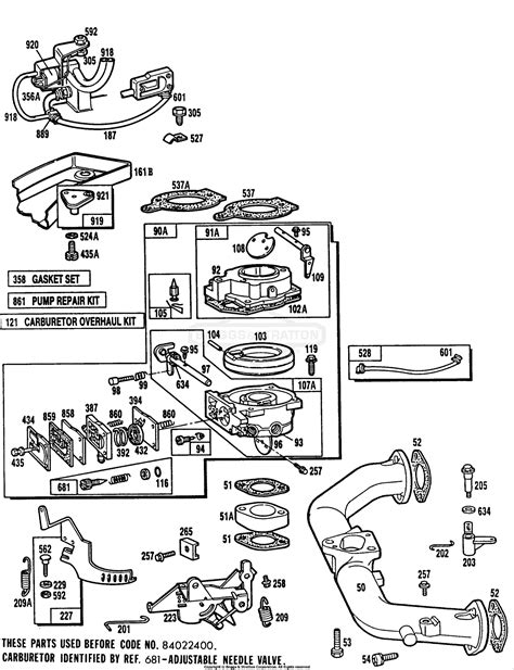 Briggs And Stratton 20 Hp Carburetor Diagram