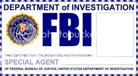 FBI Badge Templete Photo by HRad85 | Photobucket