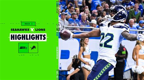 2023 Week 2 Seahawks at Lions Full Highlights