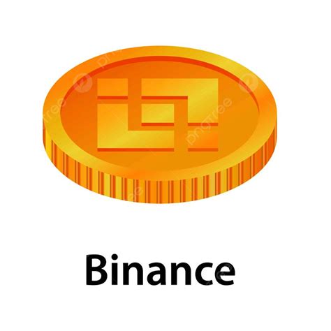 Binance Icon Logo Isometric Vector, Electronic, Object, Chain PNG and Vector with Transparent ...