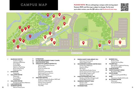 Campus Map University Of Rochester - Alissa Madalena