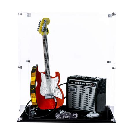 Display Case for LEGO® Ideas Fender® Stratocaster™ (21329)– Wicked Brick