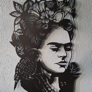 Frida Kahlo Metal Wall Art, Metal Wall Decor, Modern Wall Art, Frida Khalo Wall Art, Gift for ...