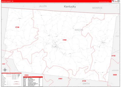 Map Books of Macon County Tennessee - marketmaps.com