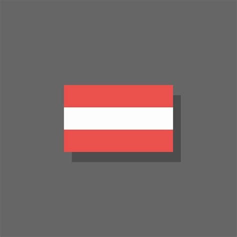 Premium Vector | Illustration of austria flag template