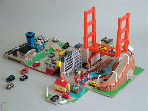 Micro Machines SUPER CITY Toolbox play set (boxed, complete) and 28 vehicles | #1777543879