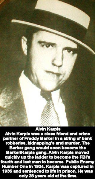 Alvin Karpis | Mafia gangster, Mobster, Gangster