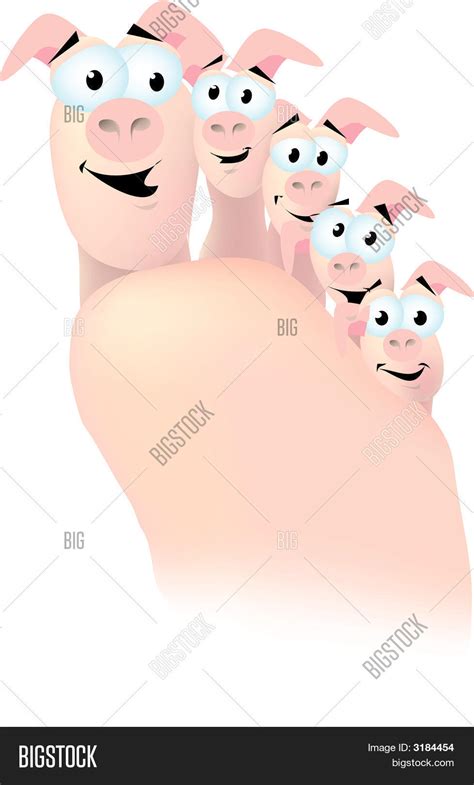 This Little Piggy Vector & Photo (Free Trial) | Bigstock